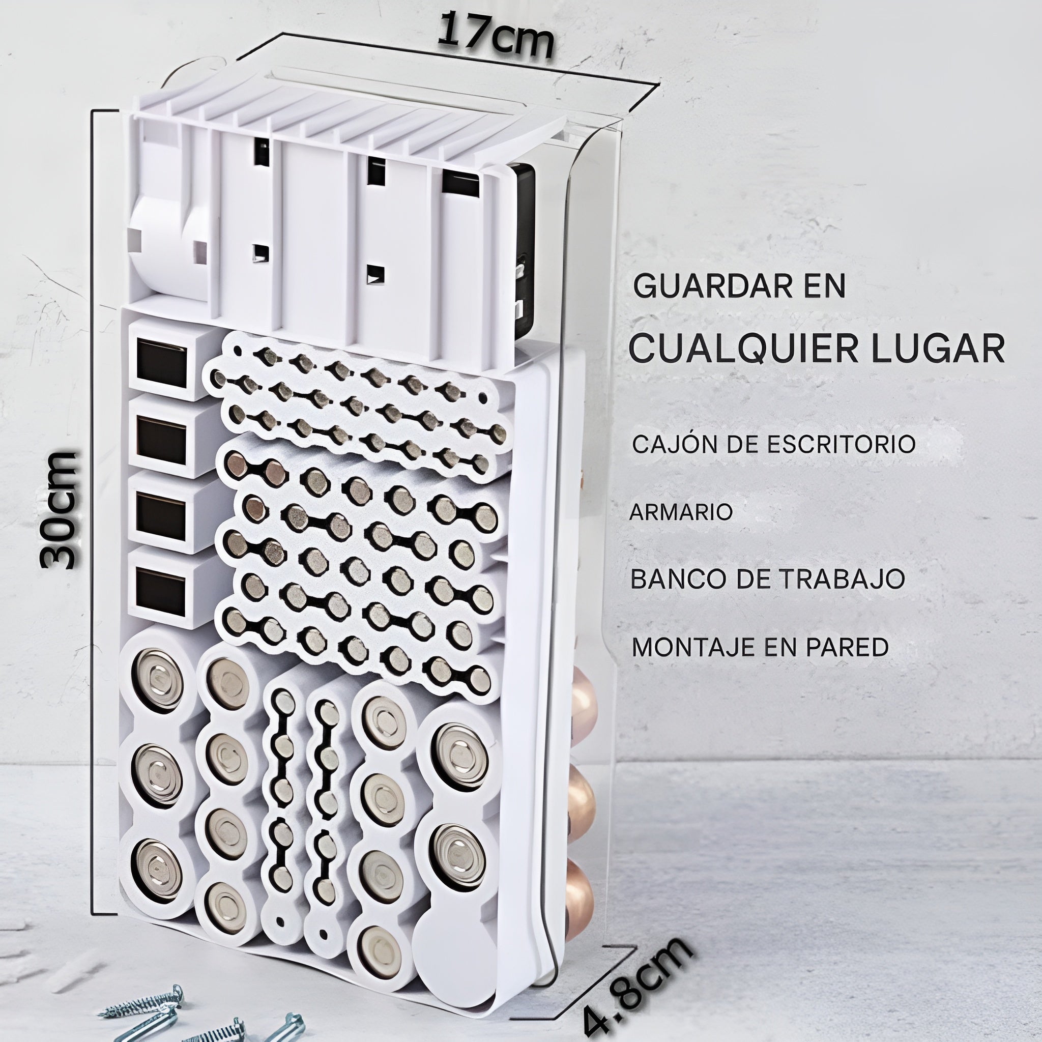 Organizador de baterías – Presentación del producto – Comprar en NQLN Store