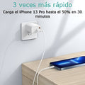 Cargador rapido plegable de 20 W para Iphone – Vista de cerca del producto – NQLN Store