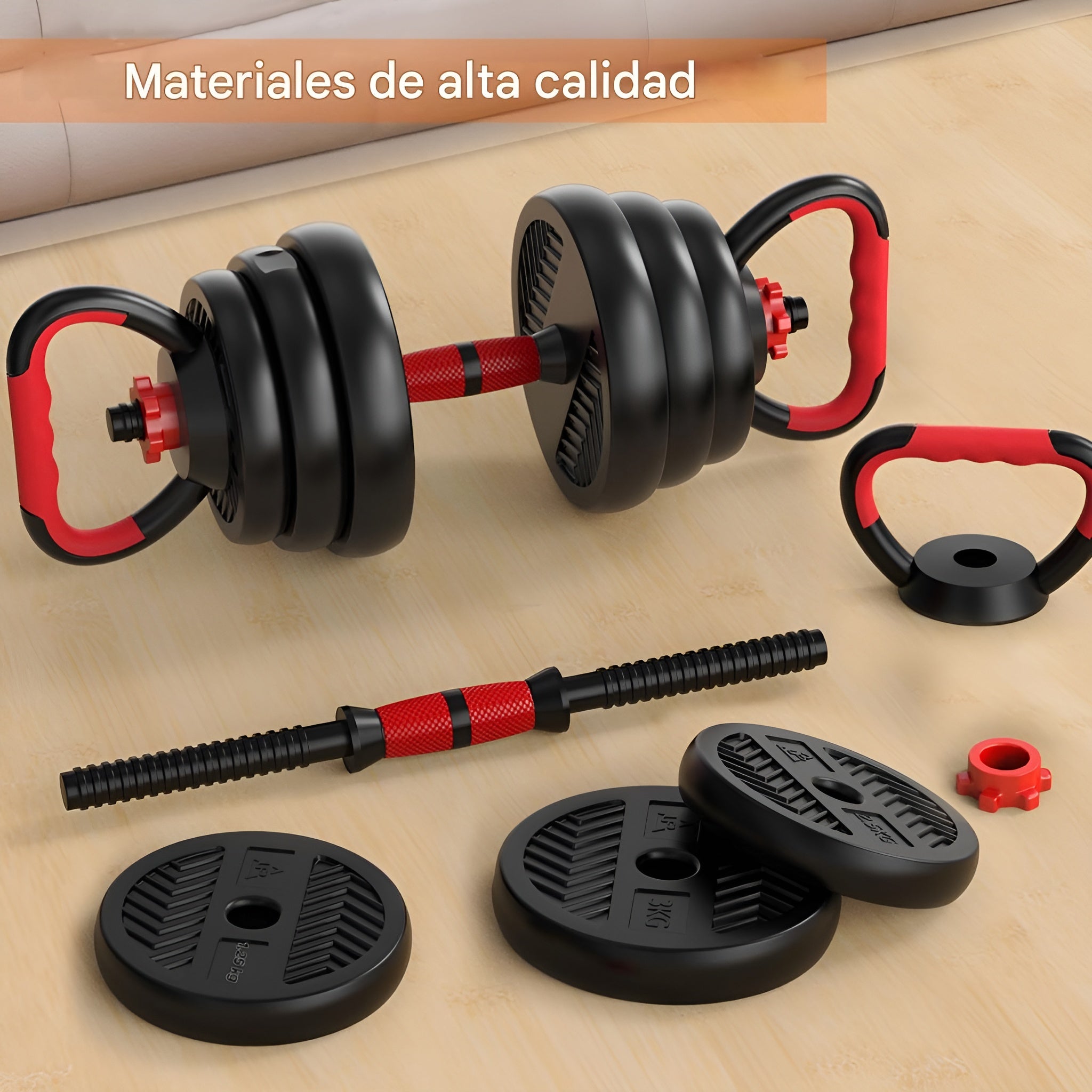 Kit de Pesas y Mancuernas Ajustables (20 kilos set) – Envío a toda Venezuela – NQLN Store