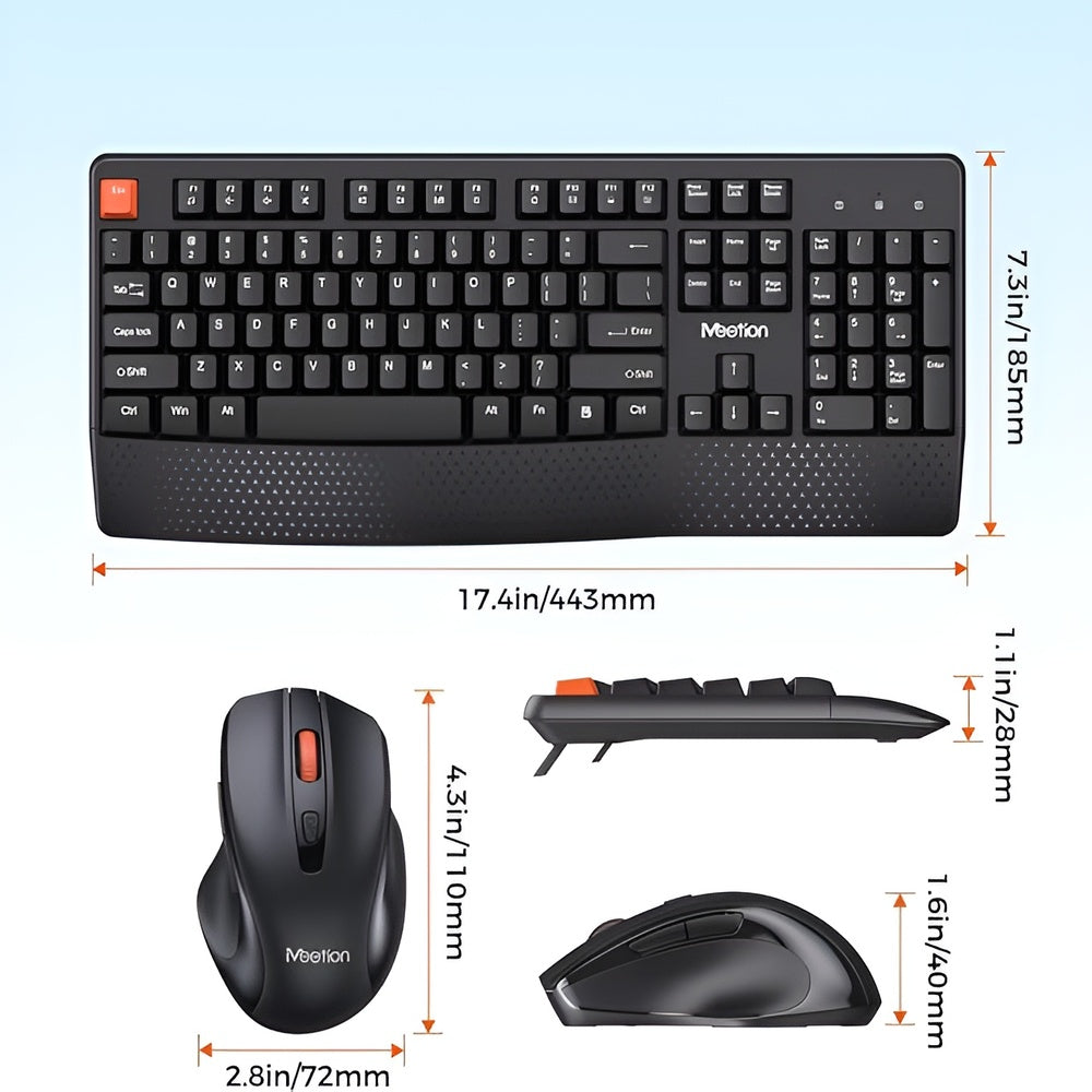 Kit mouse y teclado inalambrico – Detalle y presentación – NQLN Store Venezuela