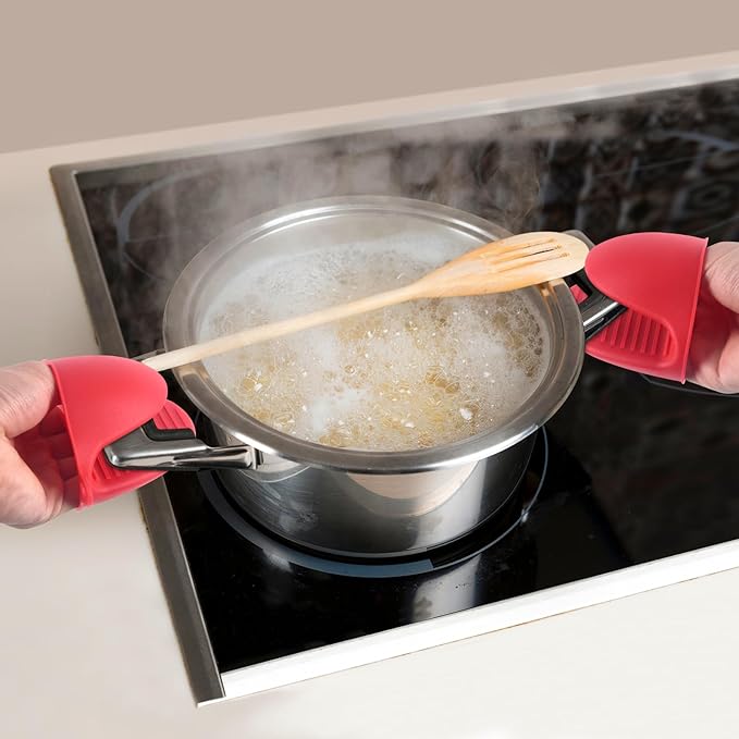 Mini guantes para horno de silicona gruesos (2 unidades) – Detalle de calidad y acabado – NQLN Store