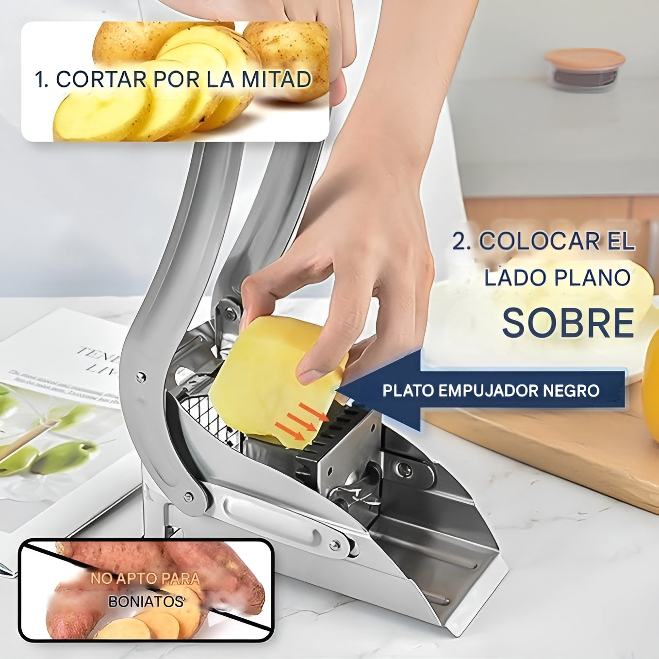 Cortador de Papas de 1 Pieza – Envío a toda Venezuela – NQLN Store