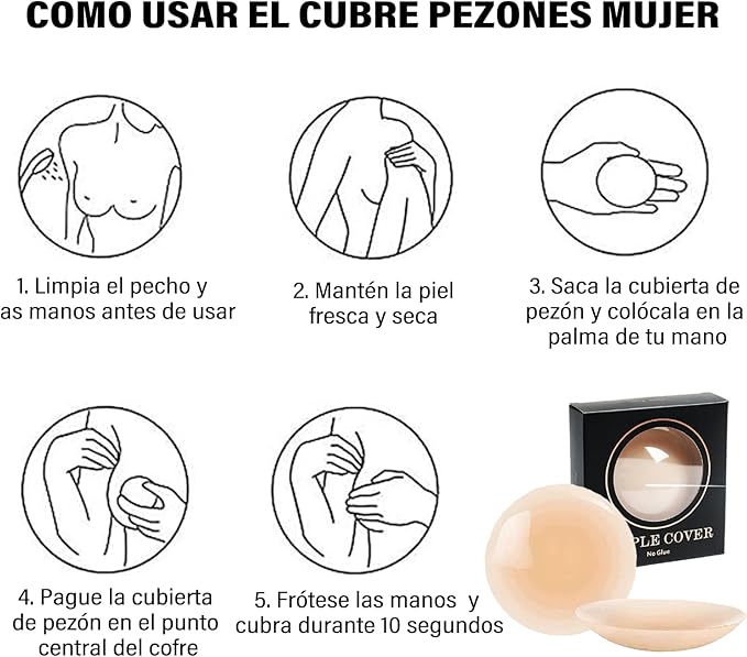 Cubre pezones de silicona (Pack de 2) – Comprar al mejor precio en NQLN Store Venezuela