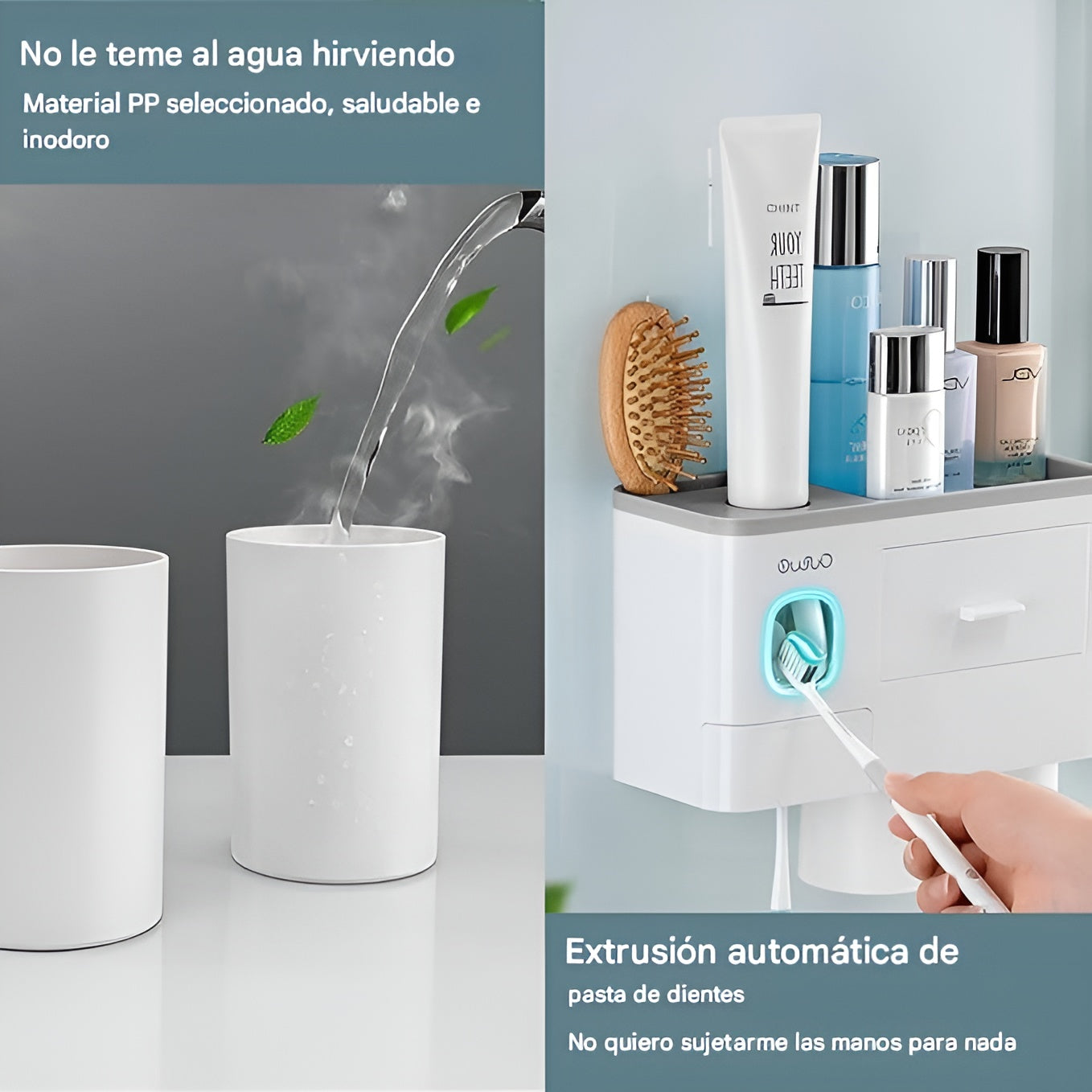 Dispensador de pasta de dientes para pared – Envío a toda Venezuela – NQLN Store