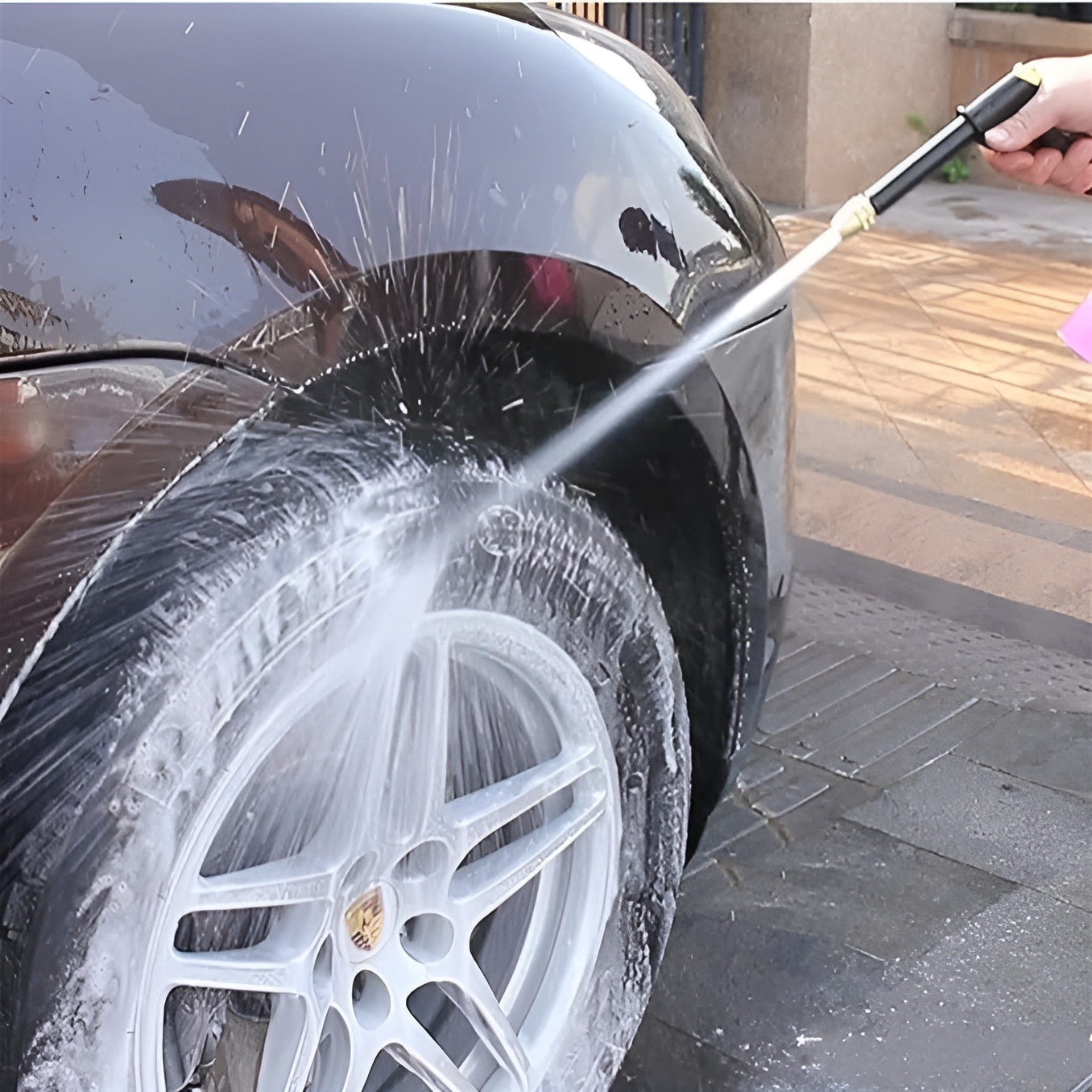 Pistola de agua para lavado de carros – Vista adicional – Disponible en NQLN Store Venezuela