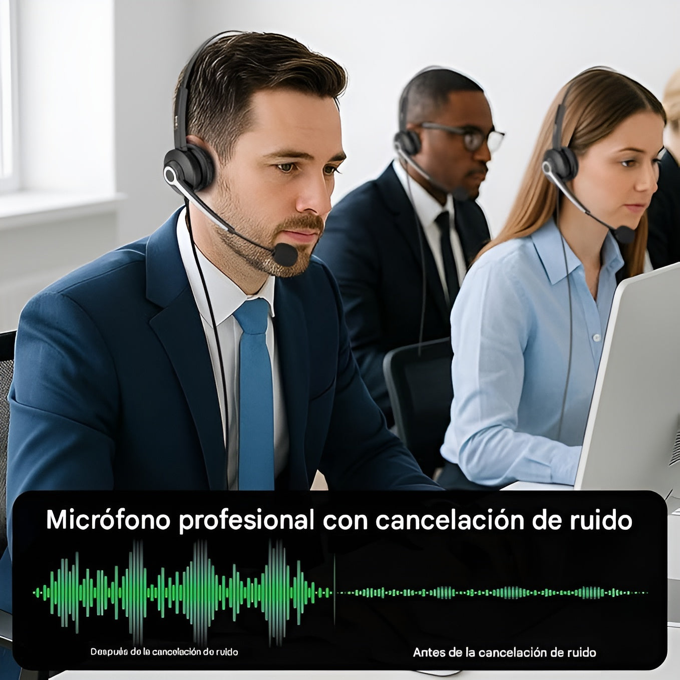 Auriculares USB con microfono para computadora para callcenter – Comprar al mejor precio en NQLN Store Venezuela