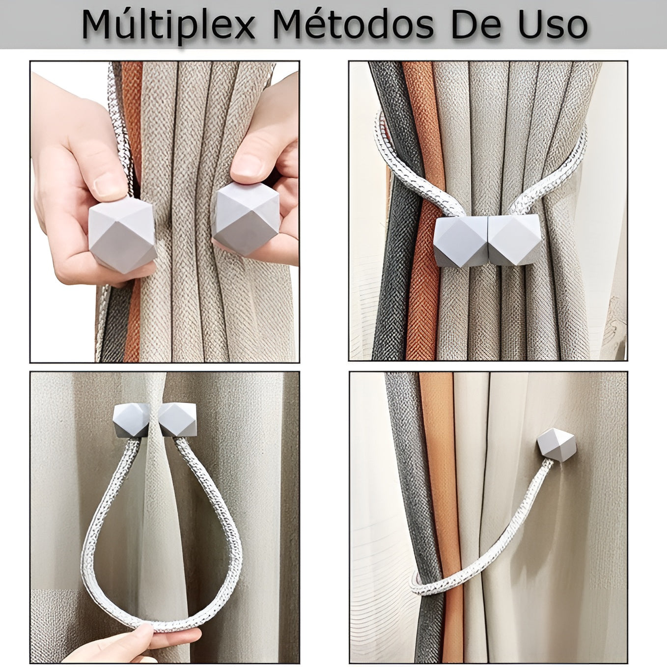 Agarre magnéticos para cortinas (Pack de 2) – Envío a toda Venezuela – NQLN Store