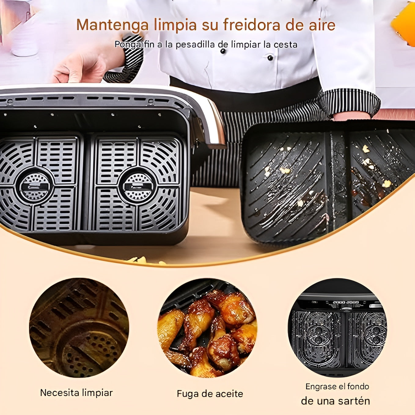 Bandeja Silicona Freidora de Aire – Tienda online NQLN Store Venezuela