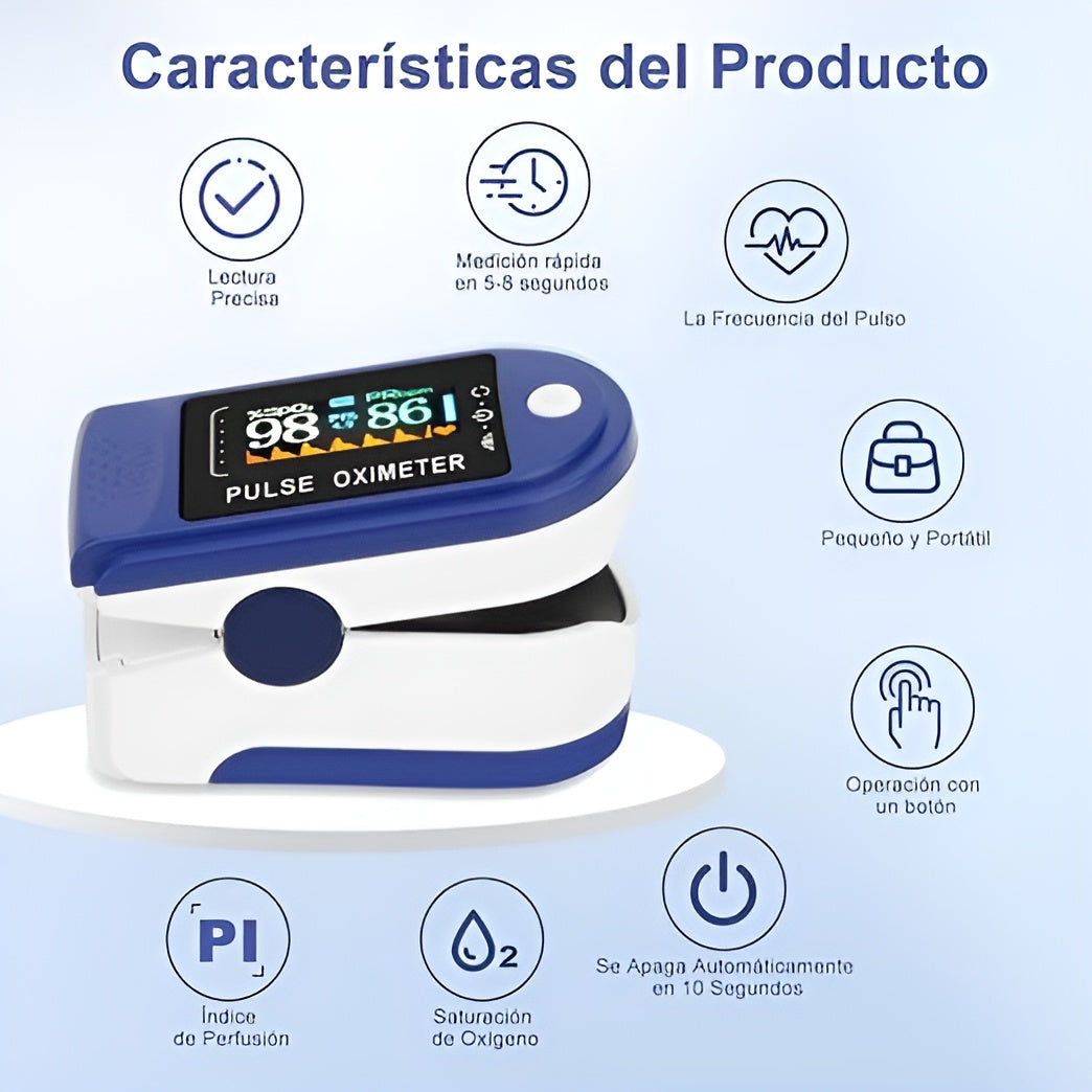 Oxímetro – Vista adicional – Disponible en NQLN Store Venezuela
