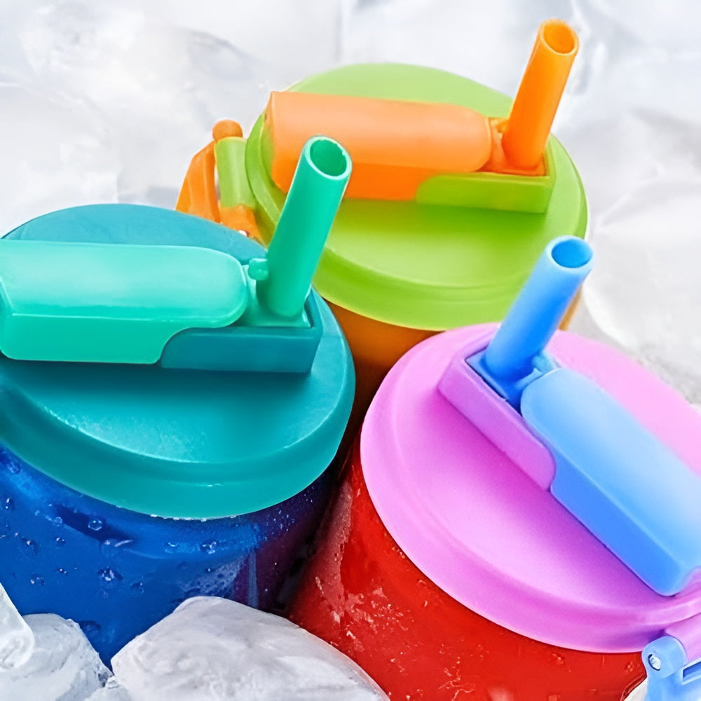 Tapas de silicona con popote para latas(pack de 4) – Tienda online NQLN Store Venezuela