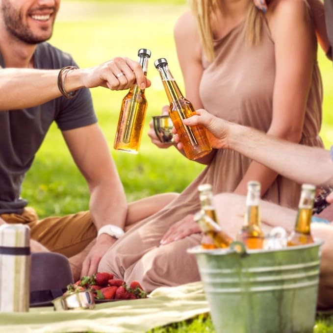 Varilla enfriadora de cerveza (2 unidades) – Detalle de calidad y acabado – NQLN Store