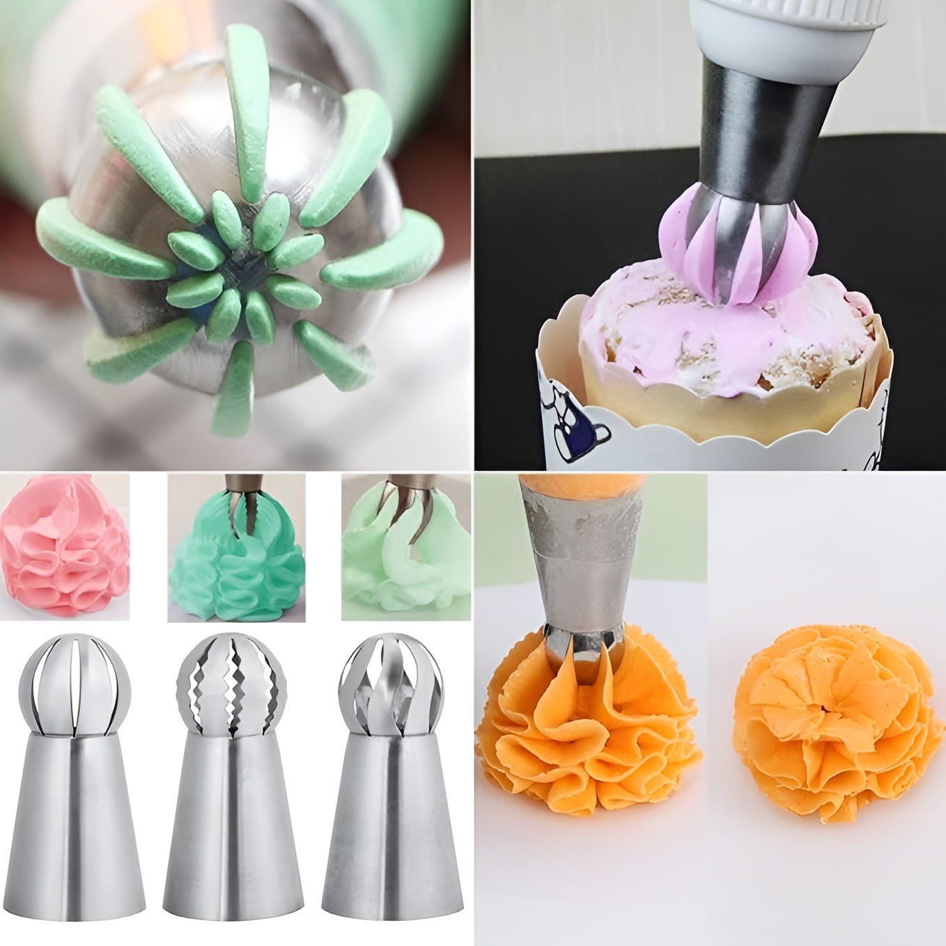 Puntas de glaseado para decoración (Set de 3) – Comprar al mejor precio en NQLN Store Venezuela