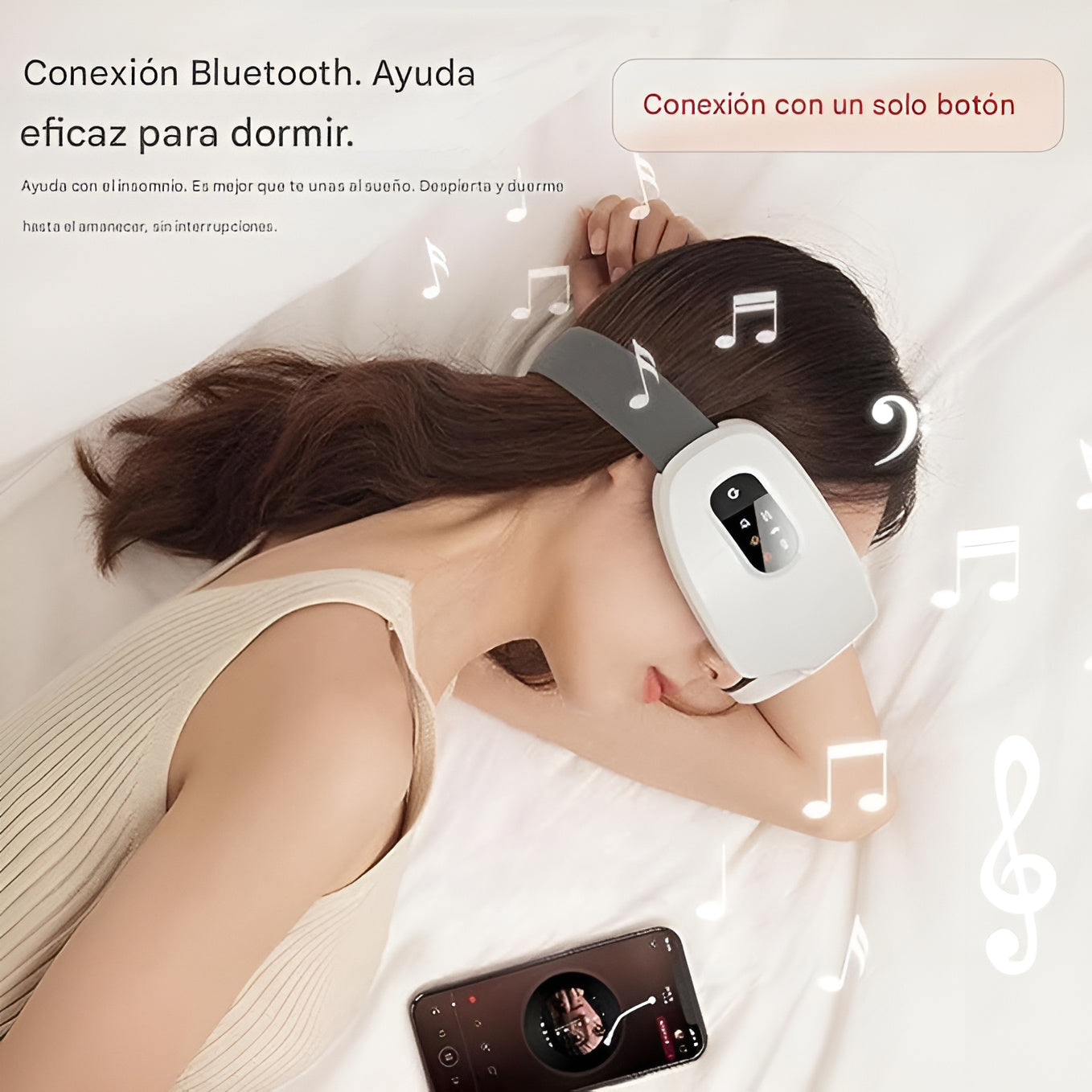 Masajeador de Ojos con Calor y bluetooth – Al mejor precio en NQLN Store Caracas y Margarita