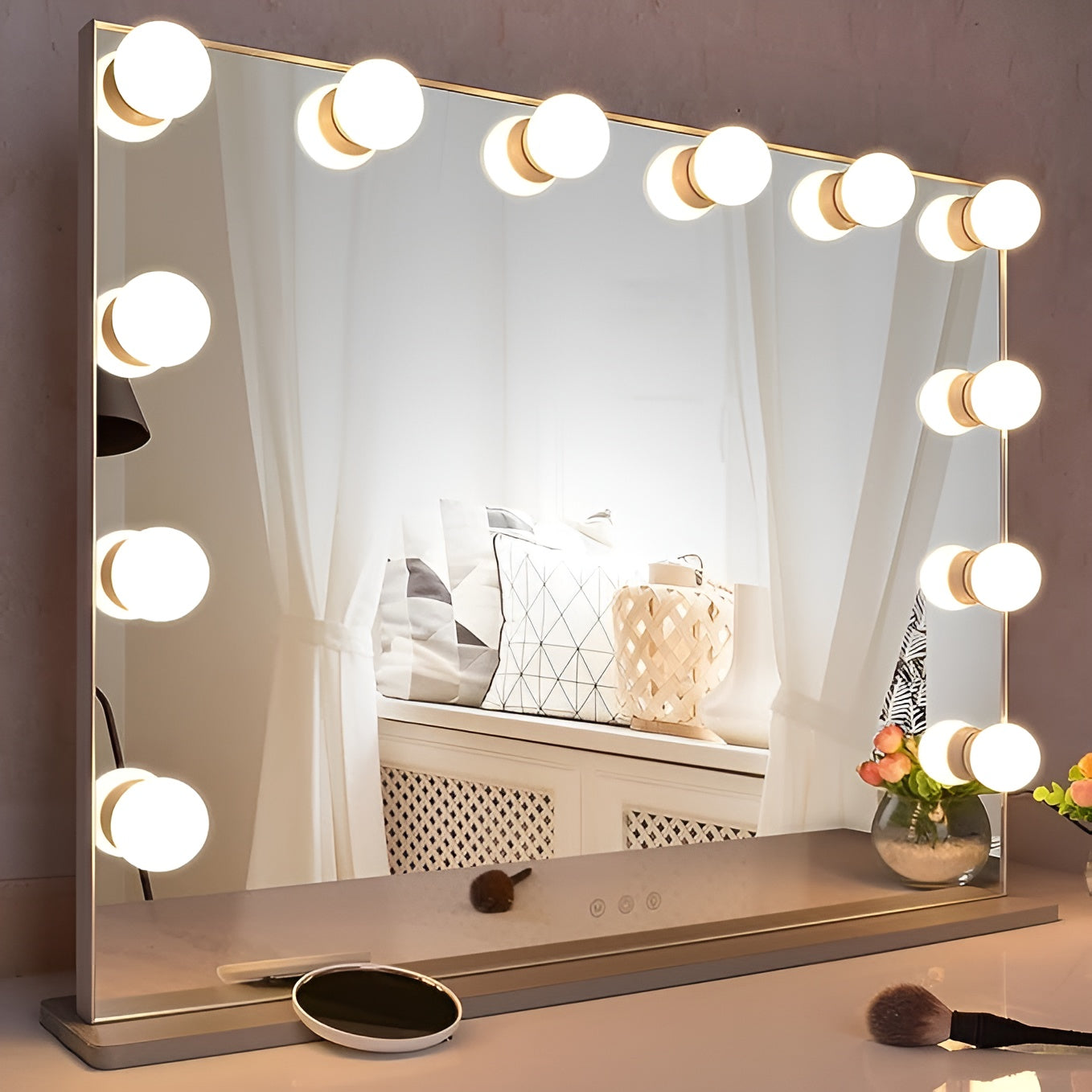 Luces Led en esfera para espejo – Disponible en Caracas y Margarita – NQLN Store