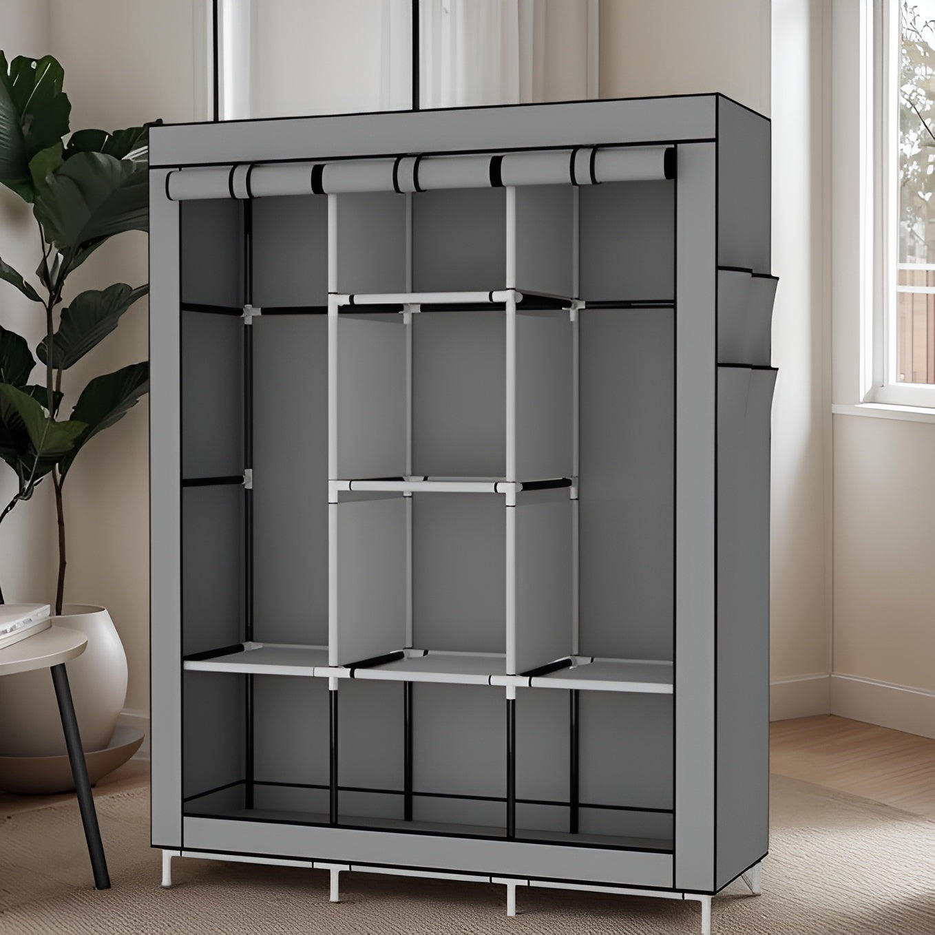 Closet portatil – Detalle de calidad y acabado – NQLN Store