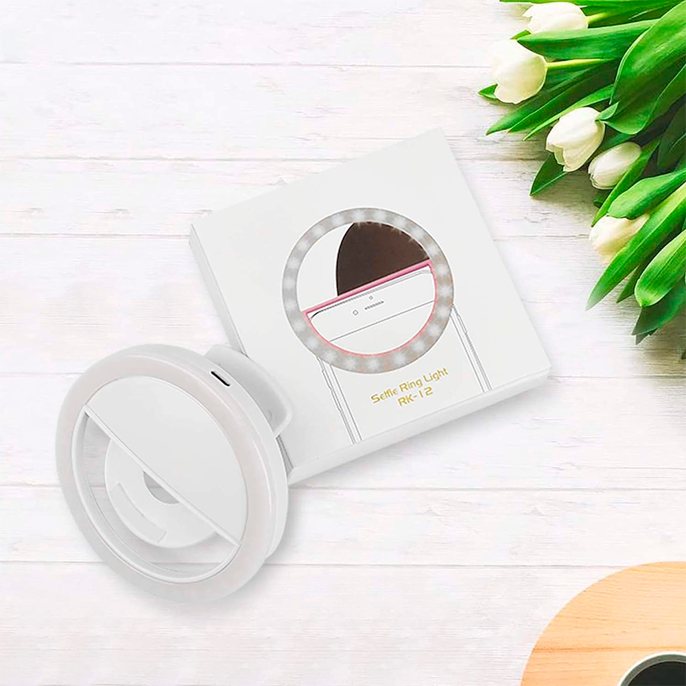 Aro de luz LED para telefono – Vista adicional – Disponible en NQLN Store Venezuela