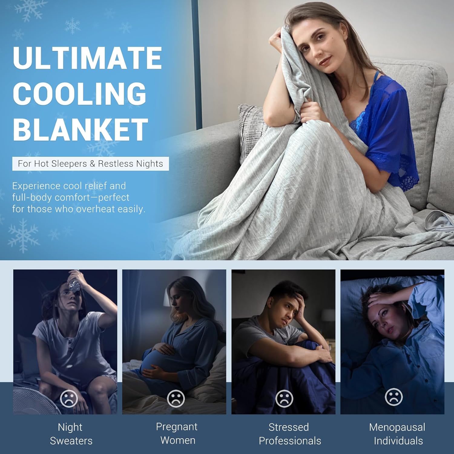 Manta fria 150x200cm – Tienda online NQLN Store Venezuela