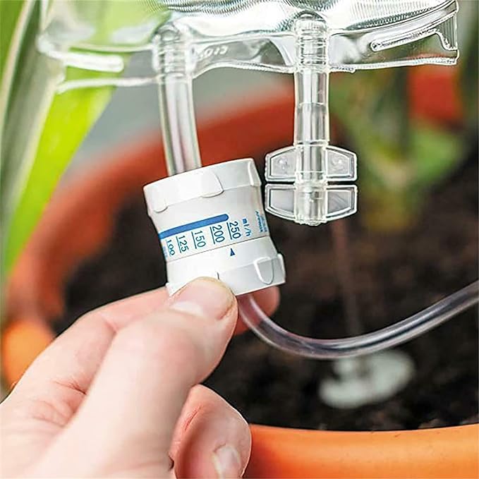 Dispensador automatico de agua con gancho para plantas – Detalle y presentación – NQLN Store Venezuela