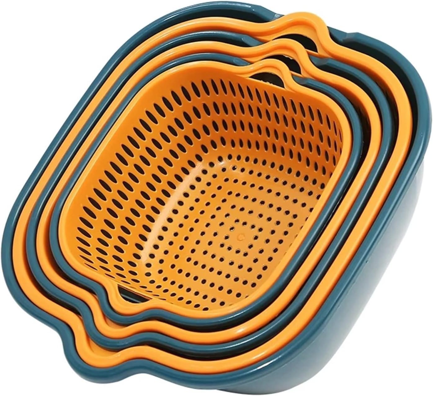 Juego de 4 coladores de alimentos de plástico (Pack de 8) – Envío a toda Venezuela – NQLN Store
