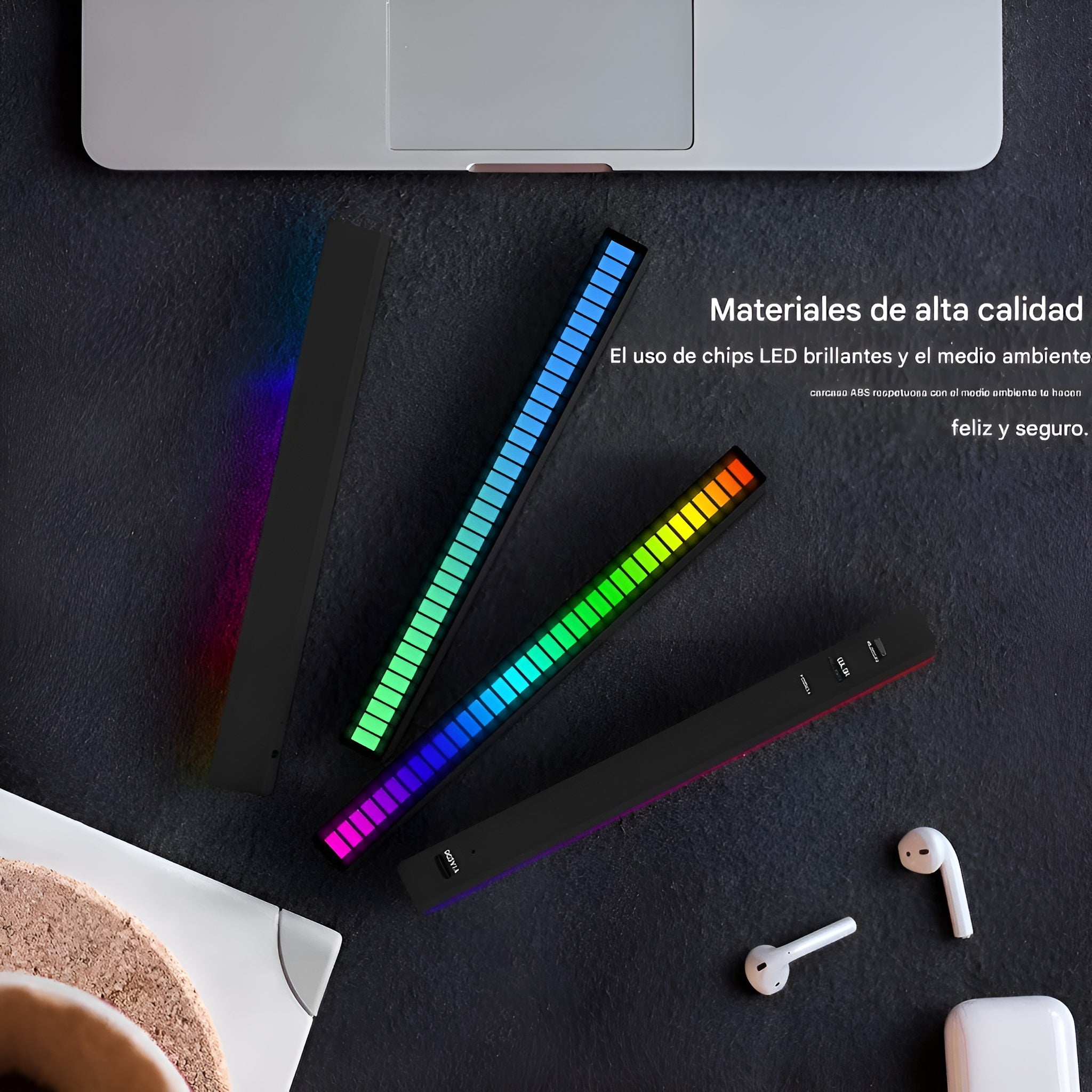 Barra de luces LED ritmo de sonido ambiental – Comprar al mejor precio en NQLN Store Venezuela