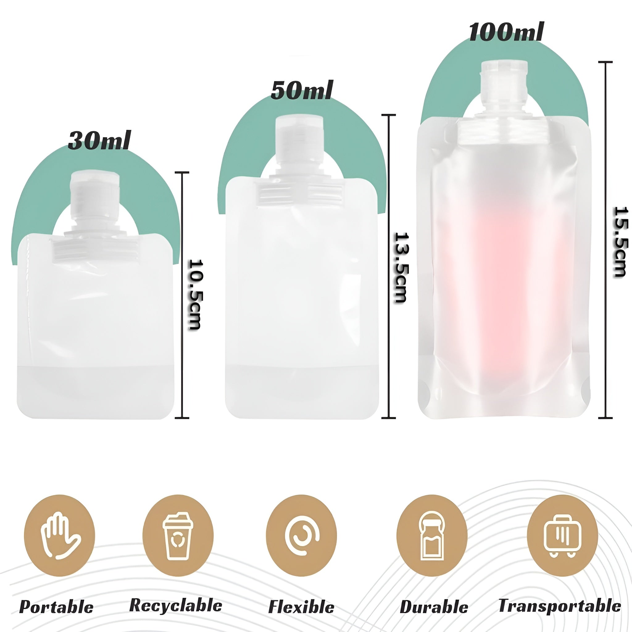 Bolsa dispensadora para líquidos (pack de 3) – Presentación del producto – Comprar en NQLN Store