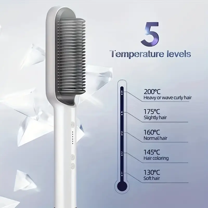 Plancha de cabello combinada 2 en 1 con peine de calor medio para pelo – Envío a toda Venezuela – NQLN Store