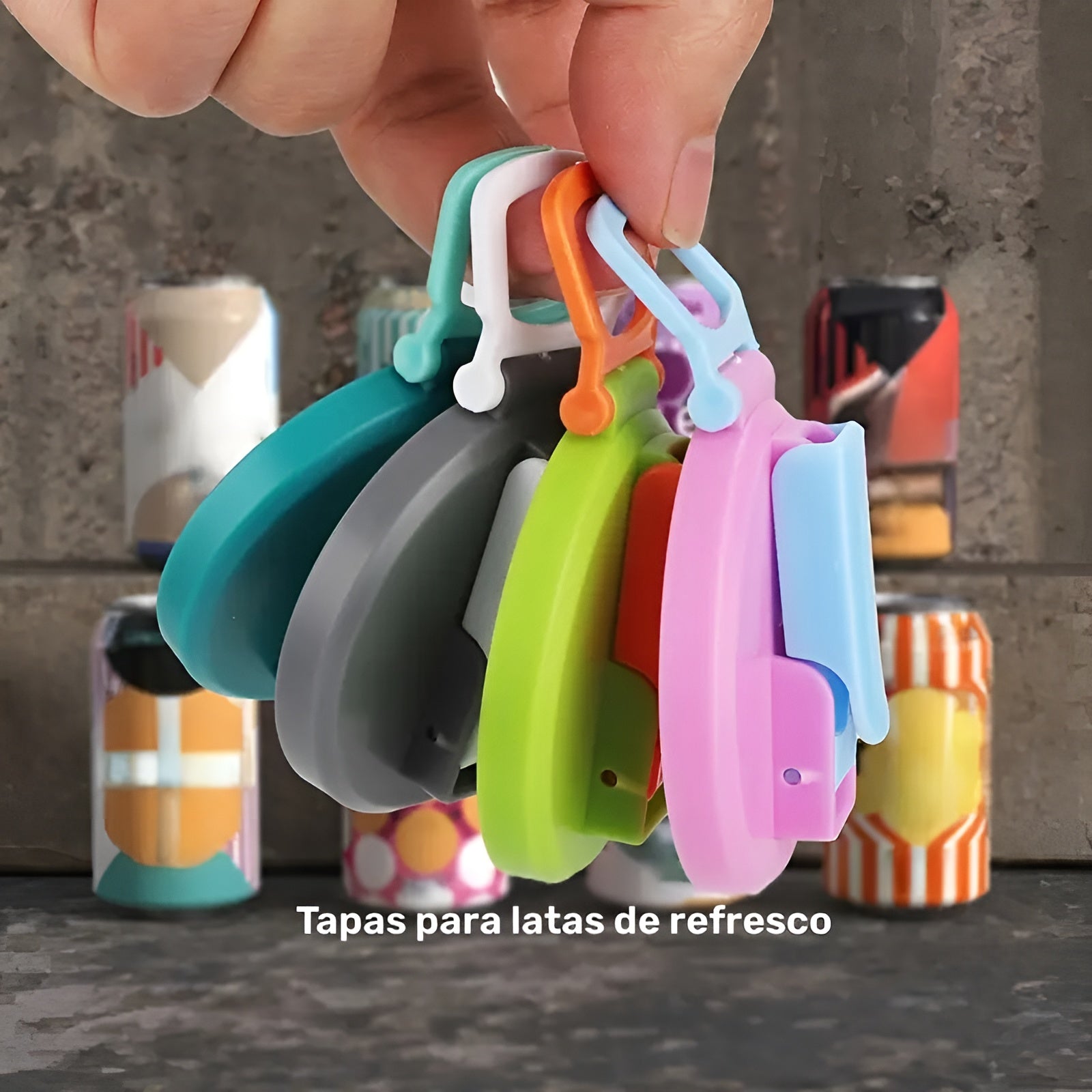 Tapas de silicona con popote para latas(pack de 4) – Tienda online NQLN Store Venezuela
