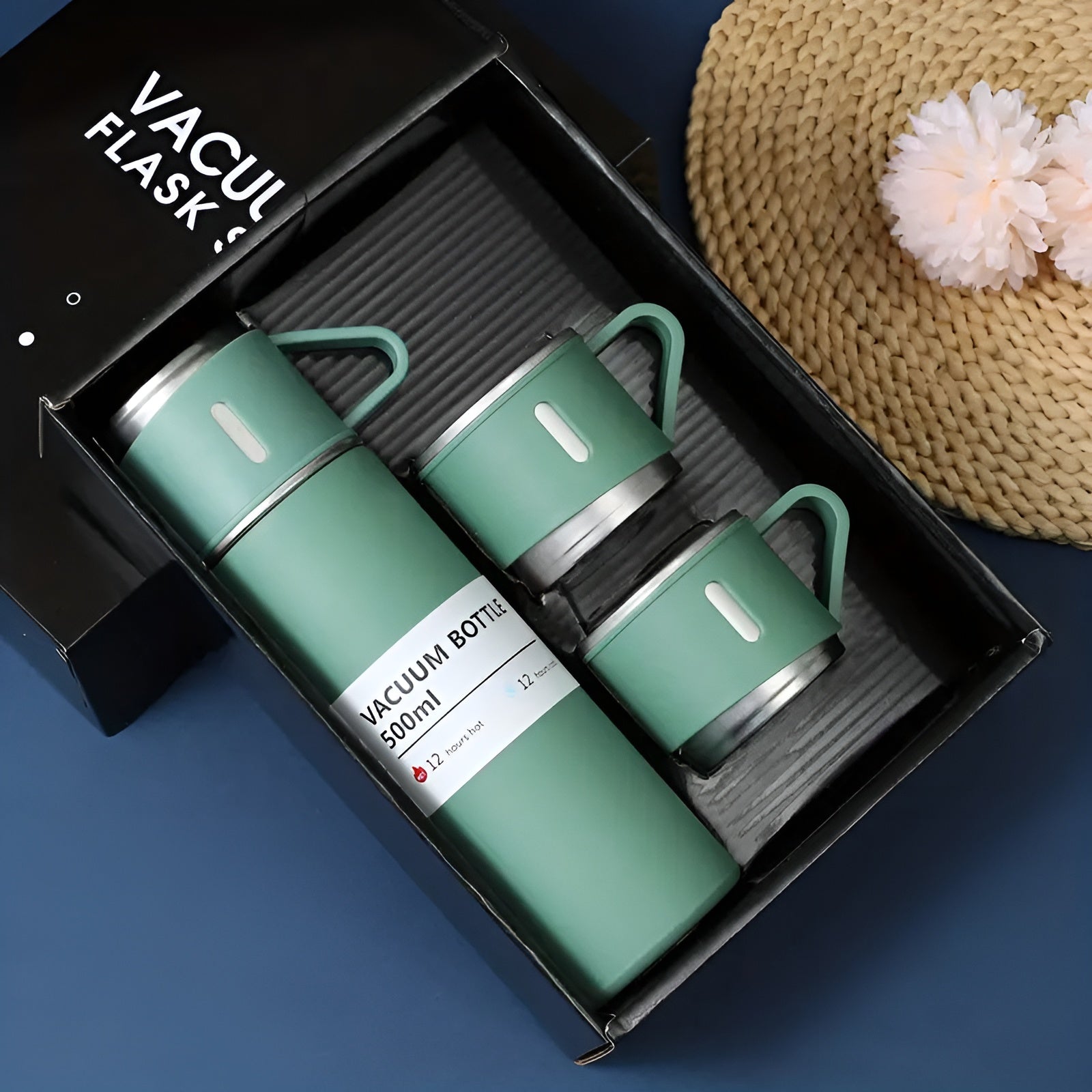 Termo para bebidas calientes y frías con tazas – Envío a toda Venezuela – NQLN Store