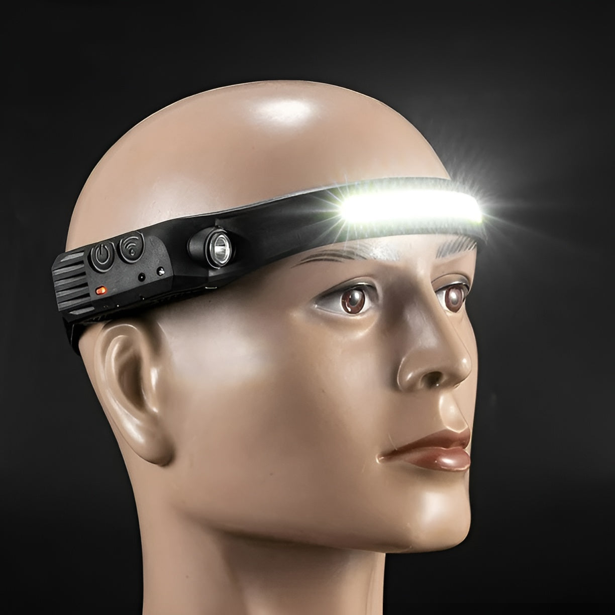 Linterna Frontal LED Recargable De 1 Pieza – Disponible en Caracas y Margarita – NQLN Store
