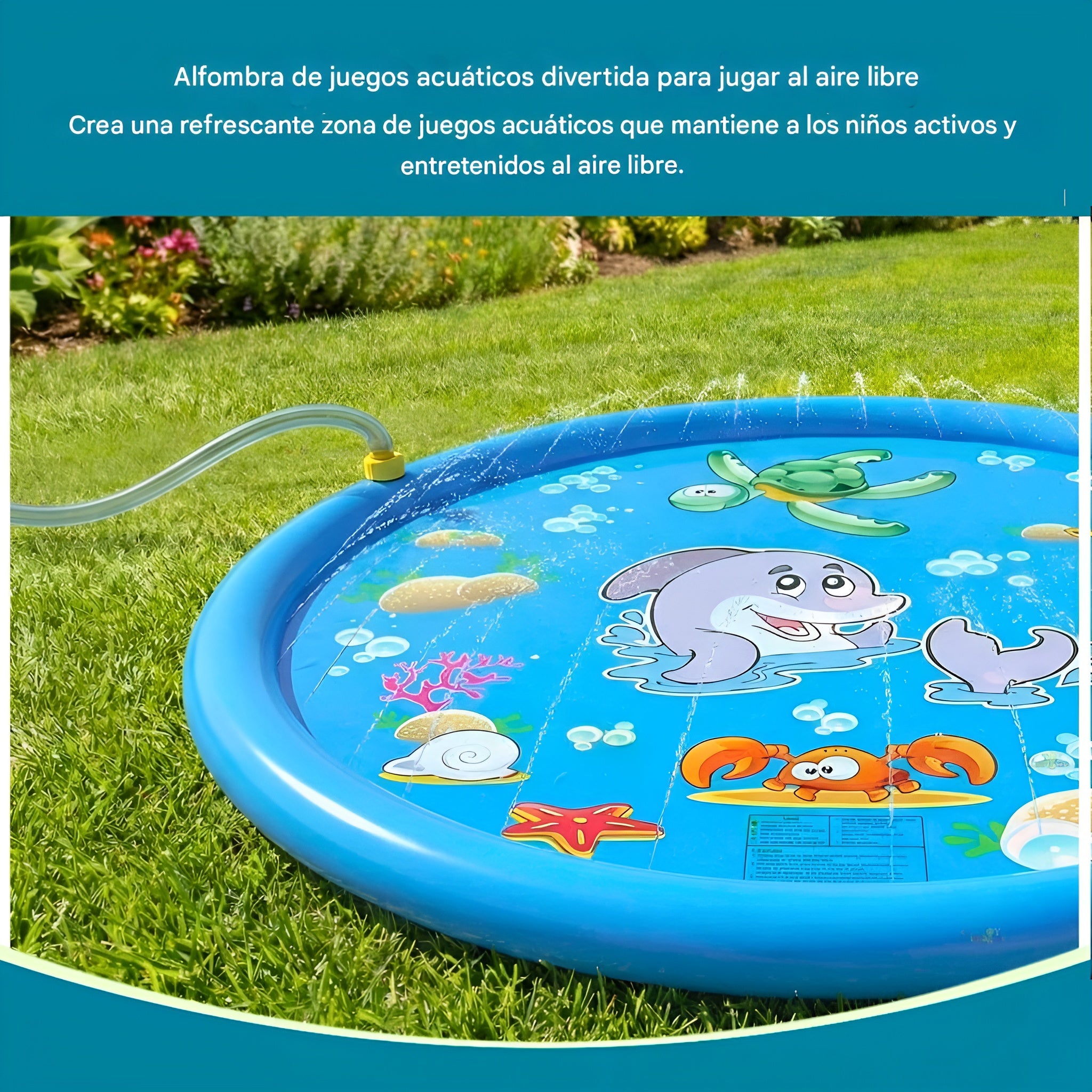 Alfombra  aspersora para ninos para piscina y exterior – Tienda online NQLN Store Venezuela