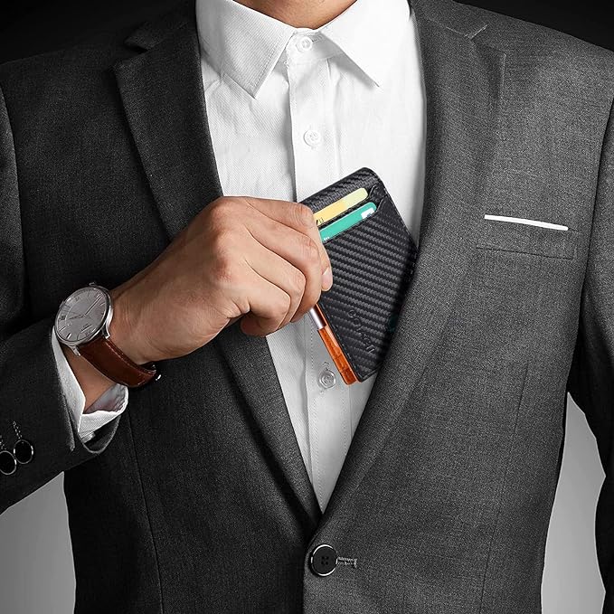 Billetera de semicuero para hombres – NQLN Store Venezuela, tienda online con envío a todo el país