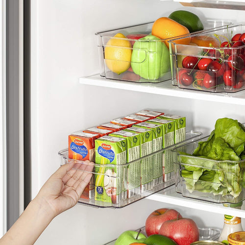 Contenedores organizadores de refrigerador (Pack de 8)