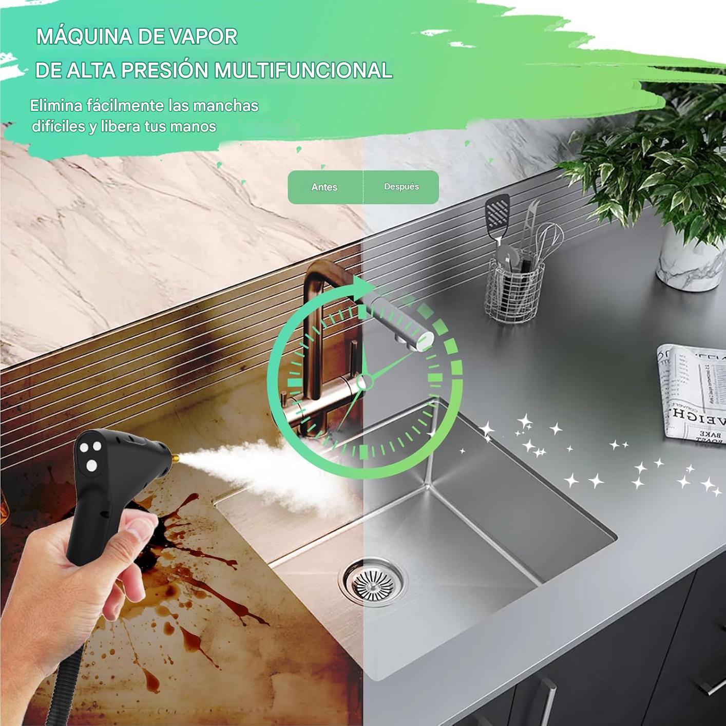 Limpiador a vapor de alta presion – Detalle de calidad y acabado – NQLN Store