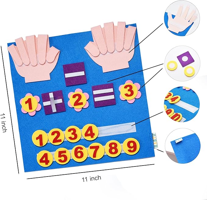 Juguete educativo de fieltro para ninos – Al mejor precio en NQLN Store Caracas y Margarita
