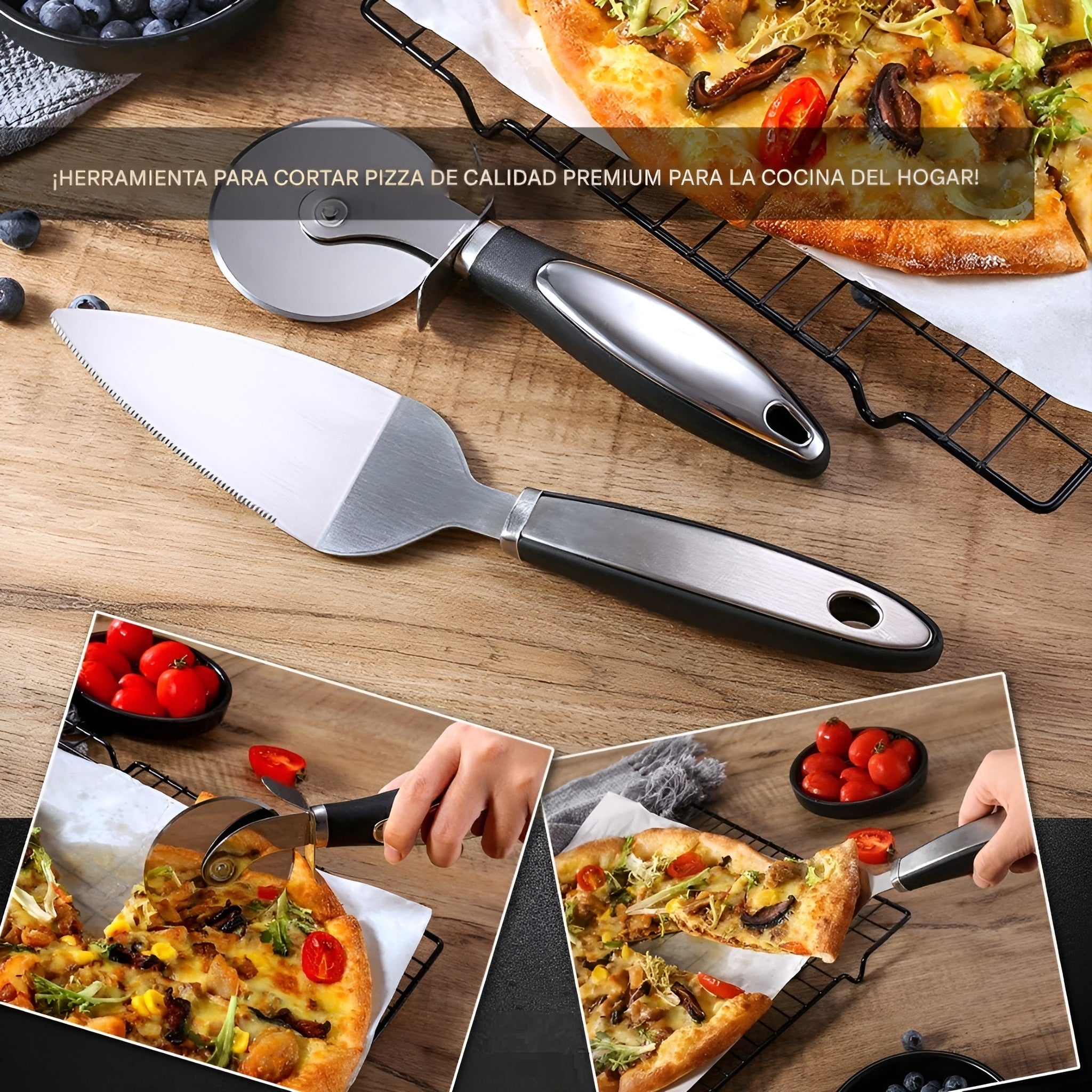 Juego de Utensilios de Pizza Set de 2 unidades – Comprar al mejor precio en NQLN Store Venezuela