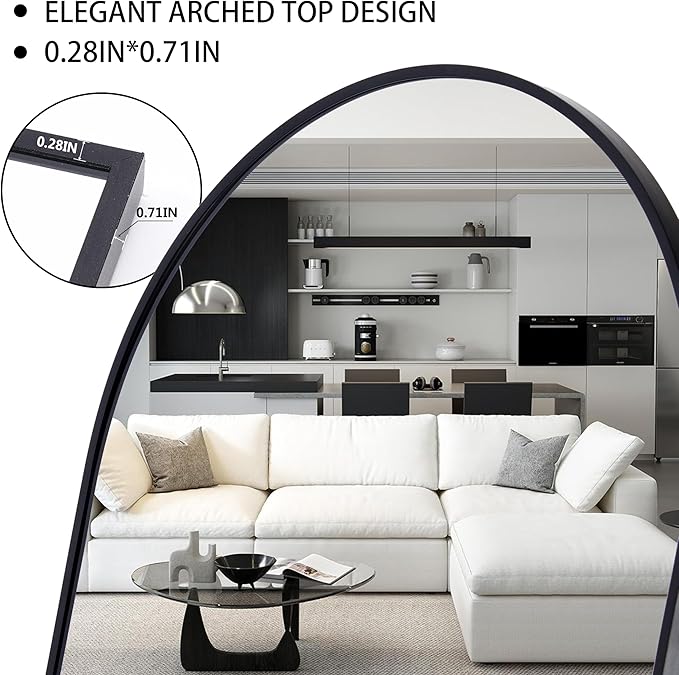 Espejo Arqueado de Cuerpo Entero 146x36 cm – Al mejor precio en NQLN Store Caracas y Margarita