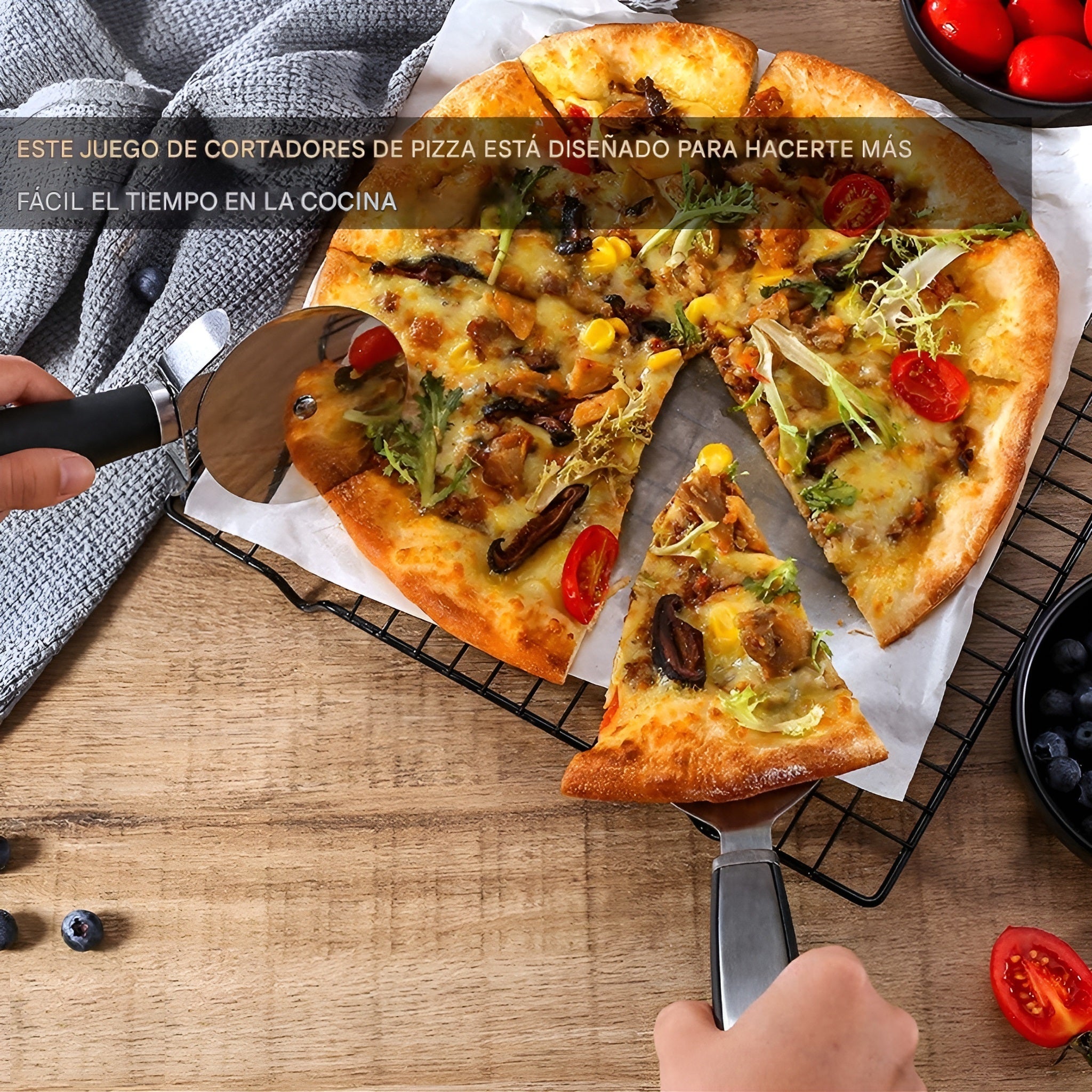 Juego de Utensilios de Pizza Set de 2 unidades – Comprar al mejor precio en NQLN Store Venezuela