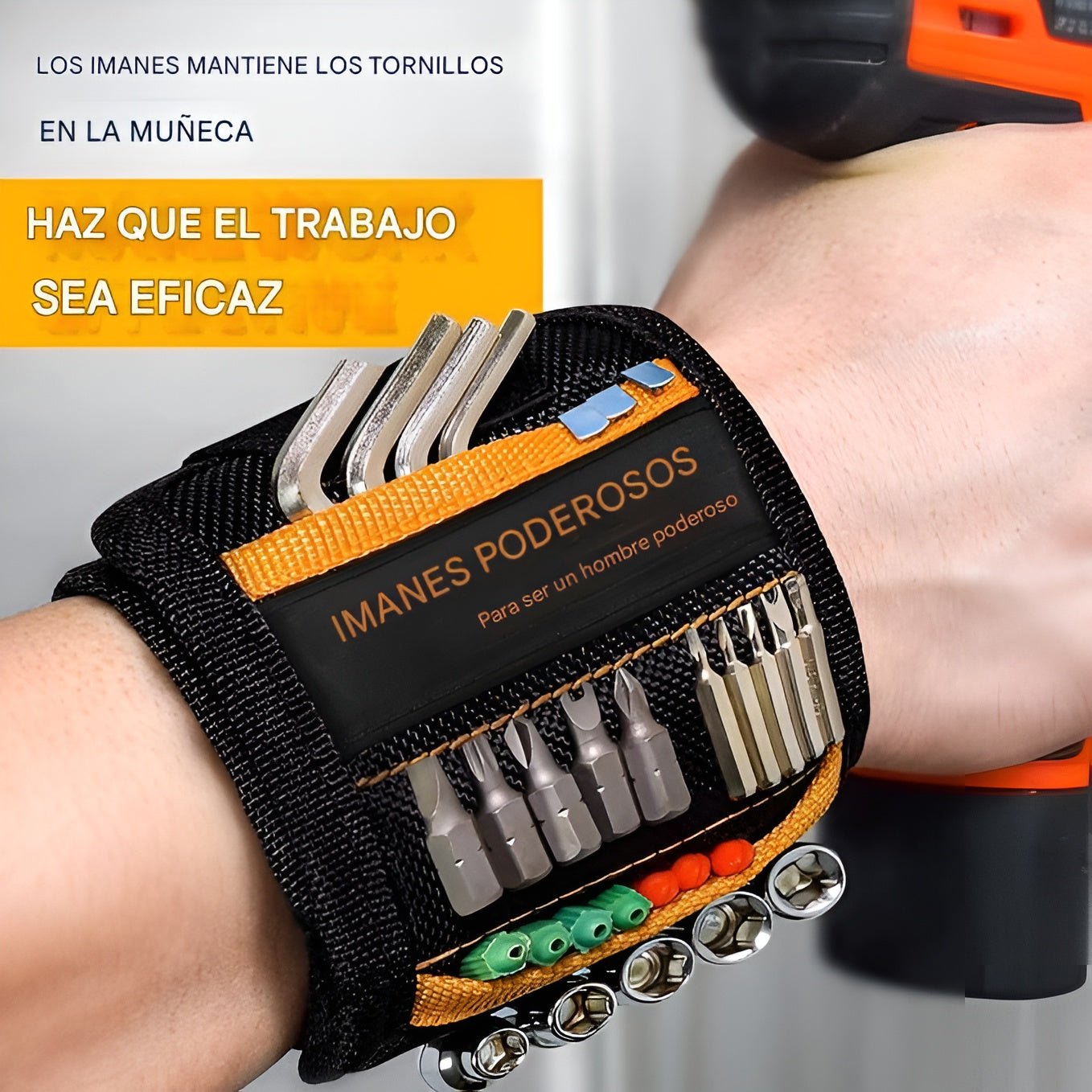 Pulsera magnética para herramientas – Envío a toda Venezuela – NQLN Store