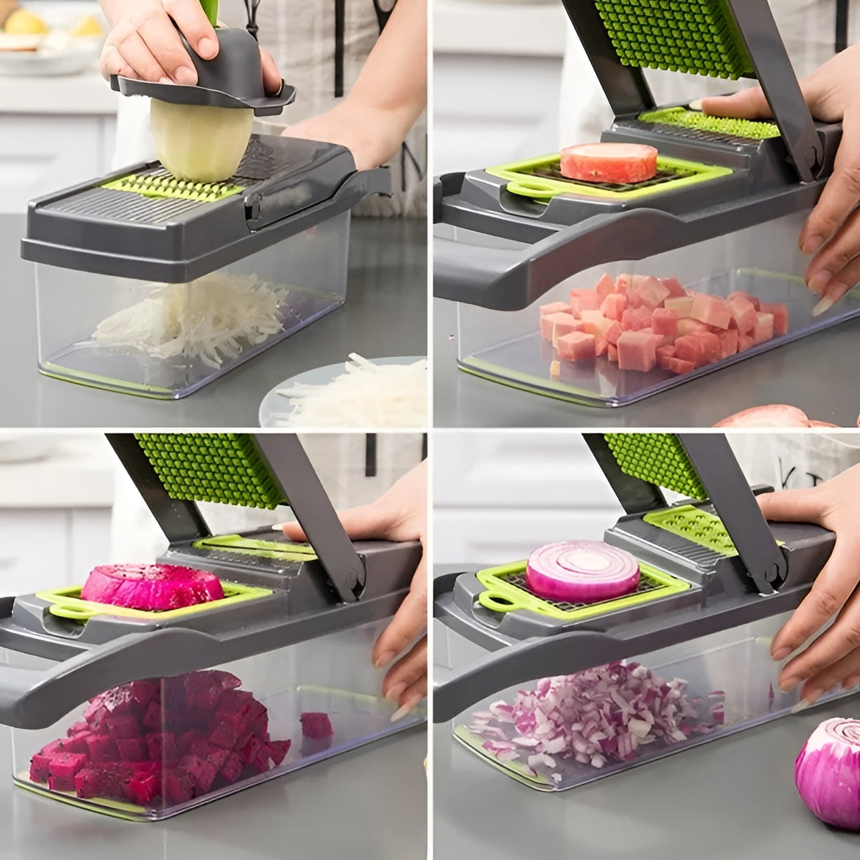 Cortador de verduras multifuncional 14 en 1 – Comprar al mejor precio en NQLN Store Venezuela