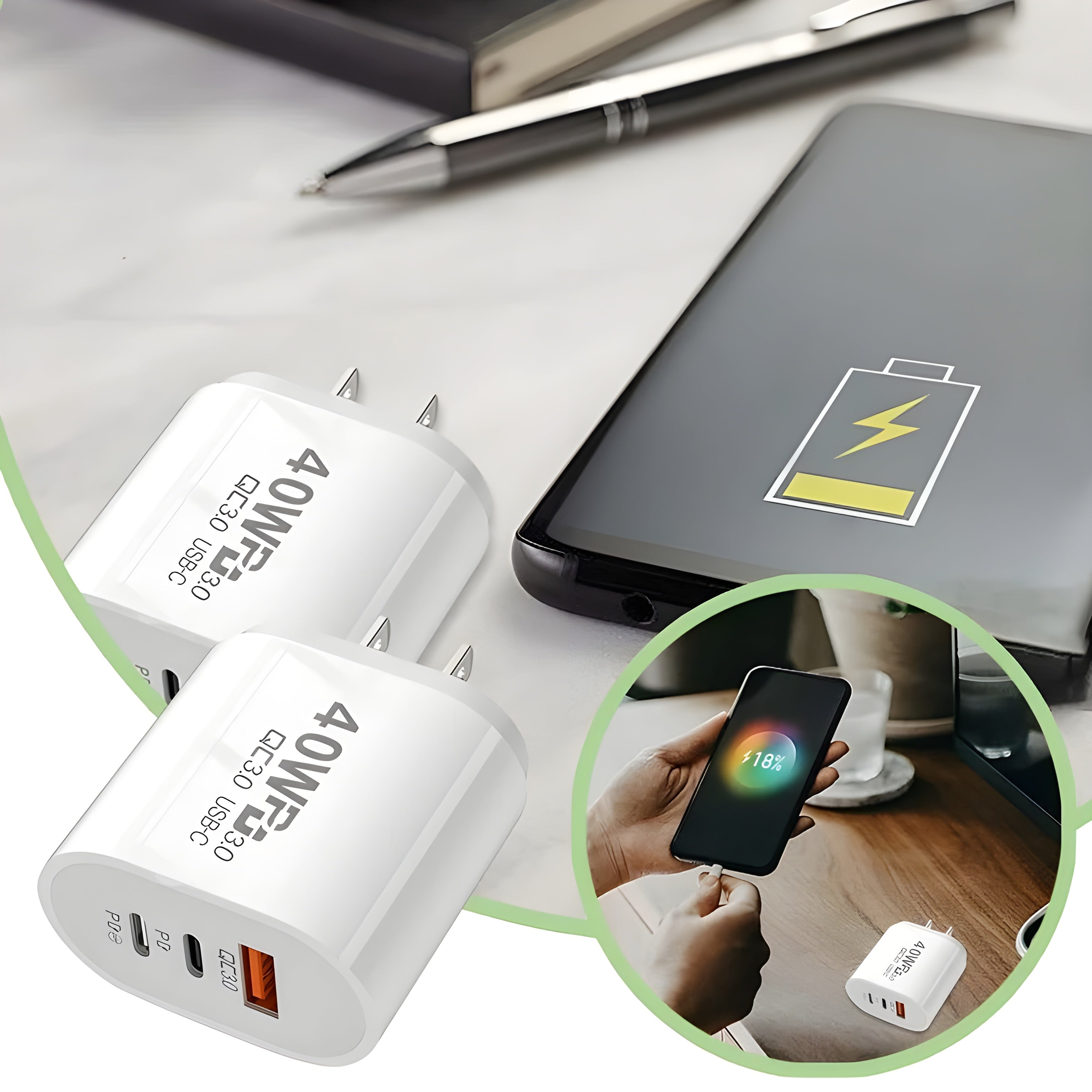 Cargador 3 USB de 40W – Comprar al mejor precio en NQLN Store Venezuela