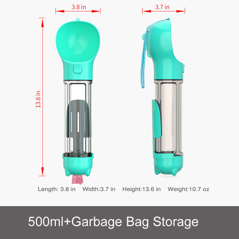 Botella de agua multifuncional 5 en 1 para mascota. – Tienda online NQLN Store Venezuela
