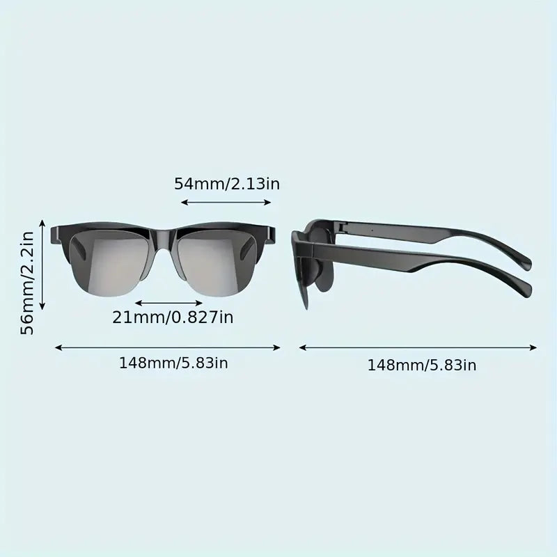 Lentes inteligentes F06 – Vista de cerca del producto – NQLN Store