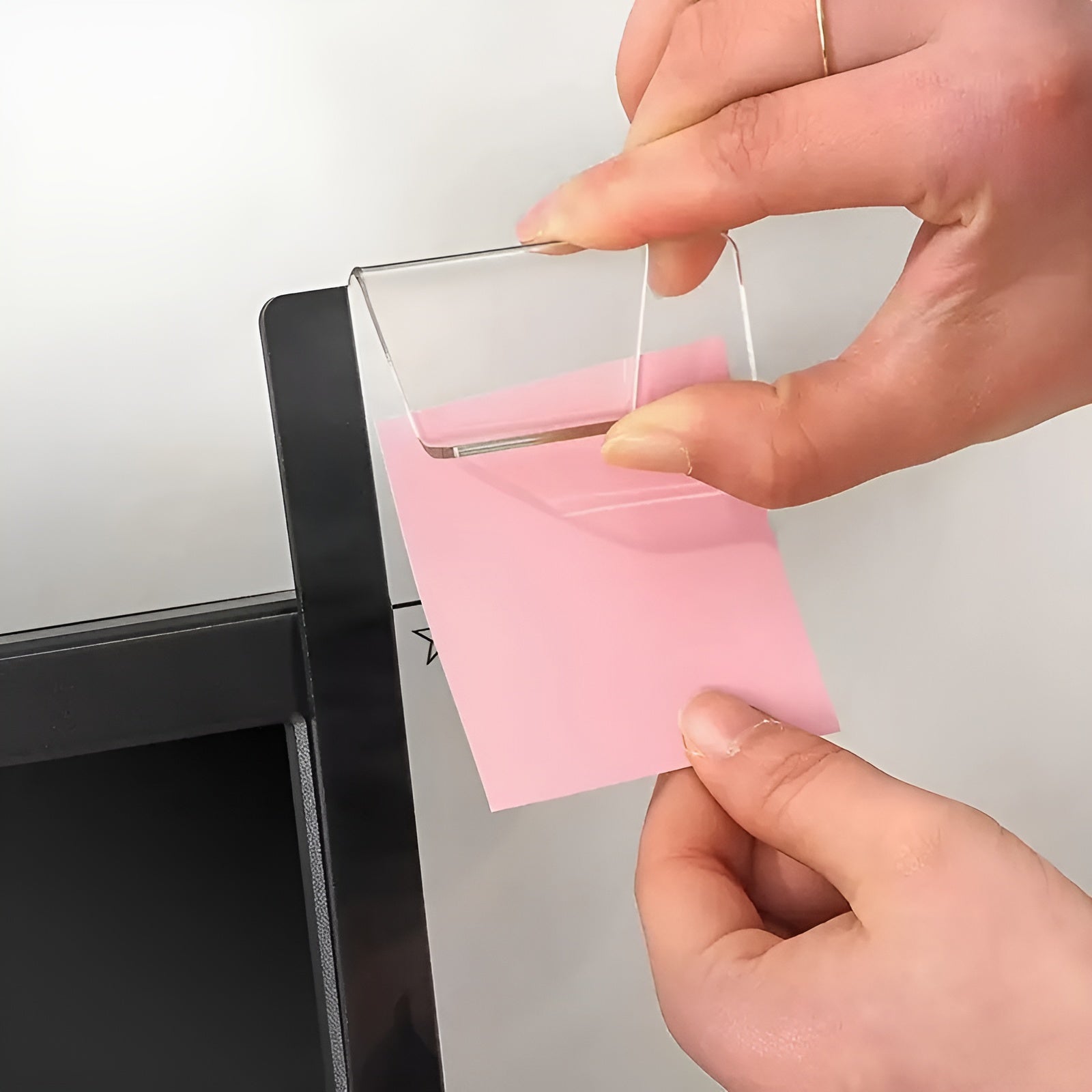 Tablero transparente de notas para monitor – Tienda online NQLN Store Venezuela