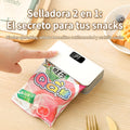 Mini sellador de bolsas portatil