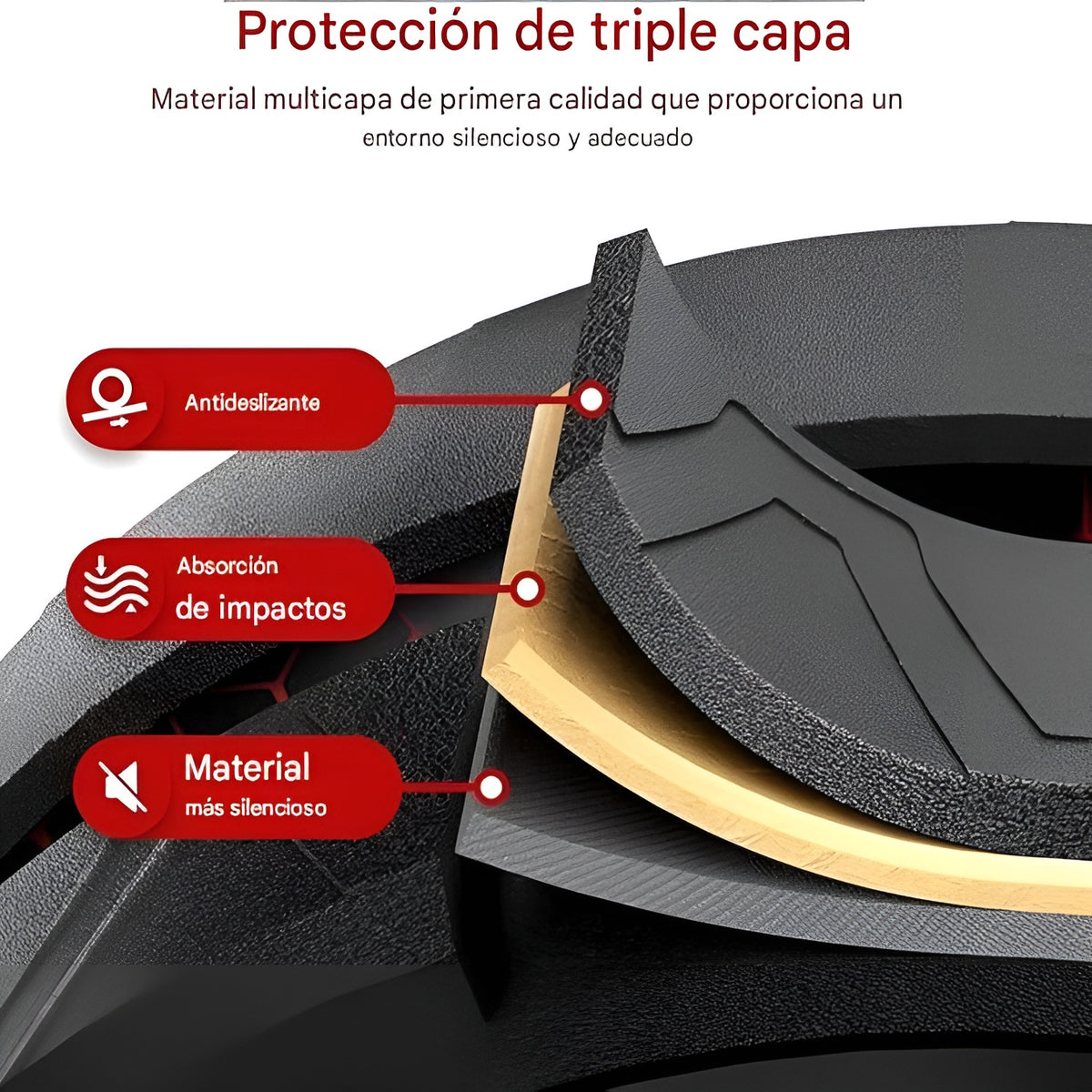 Rodillo abdominal con rebote
