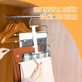 Colgador pantalones de acero inoxidable (1 unidad)