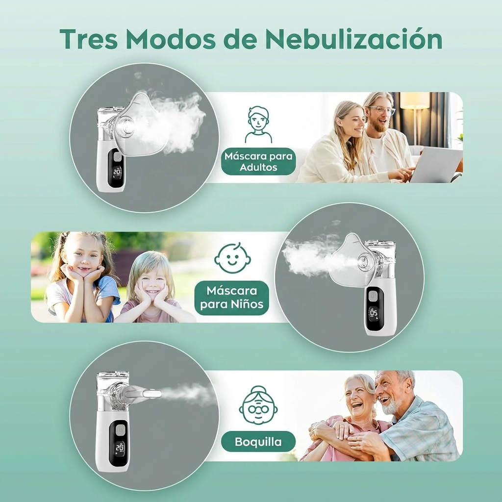 Mini Nebulizador Recargable Portatil