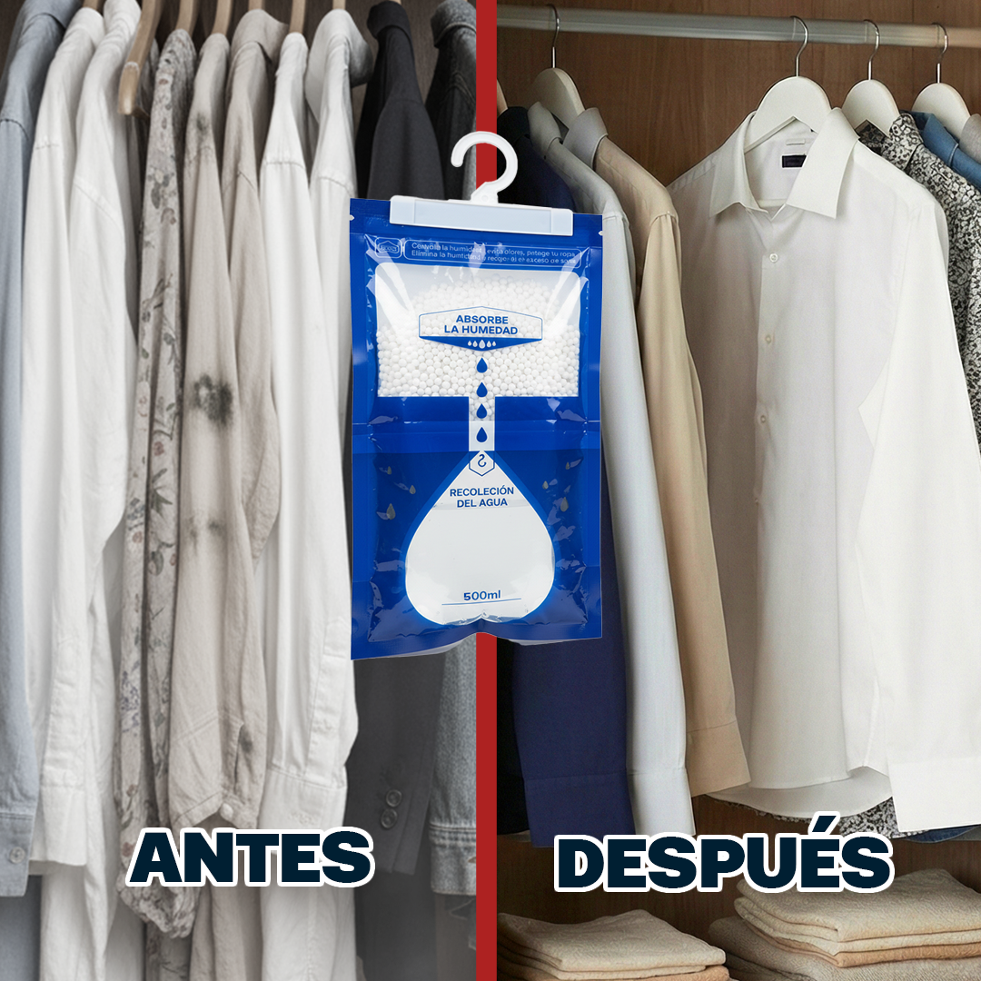 Bolsas absorbentes de humedad 500ml Vauli para closet armario deshumidificador – Comprar al mejor precio en NQLN Store Ven...