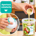 Frasco para merienda con dos compartimientos