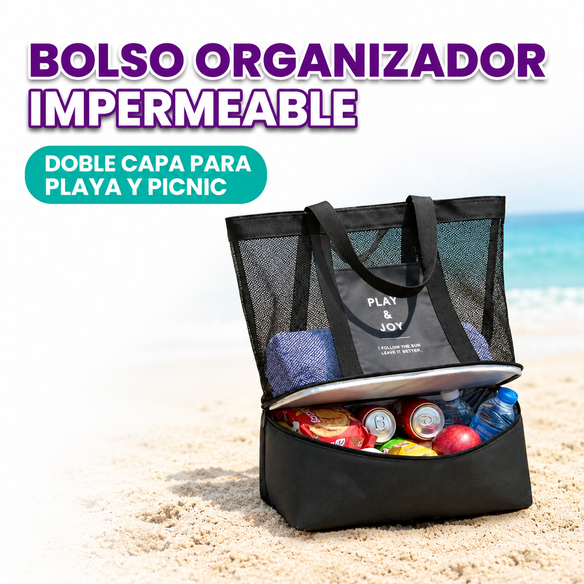 Bolso organizador impermeable multiusos